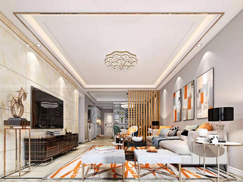 昭通市翠鑫苑轻奢风格平层装修案例