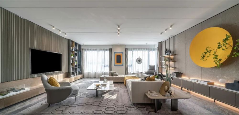 昭通市太阳湖小区现代简约风格平层装修案例