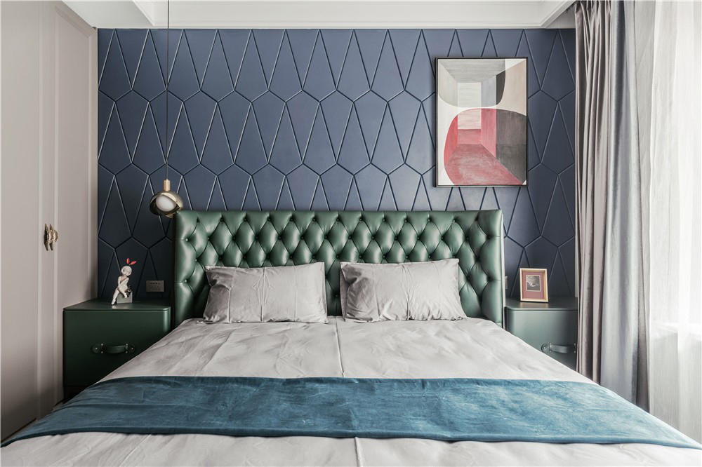 现代高雅风格家装设计室内装修效果图-主卧 现代高雅风格家装设计室内装修效果图-主卧