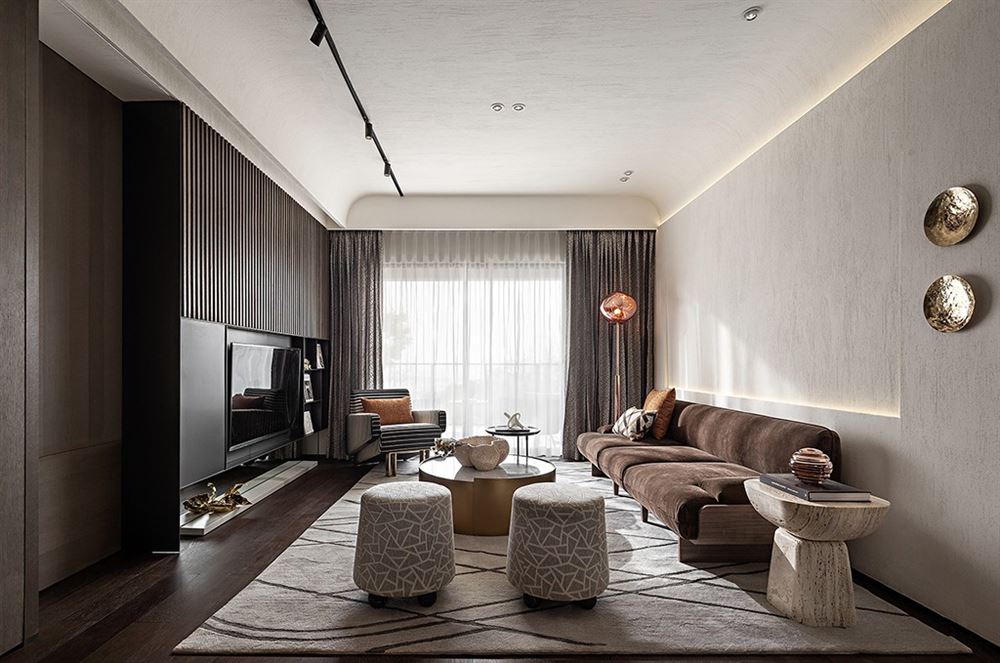 昭通市滨江首座现代简约风格四居室装修案例