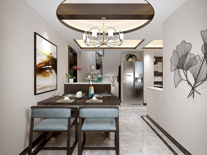 昭通市北部新洲新中式风格复式装修案例